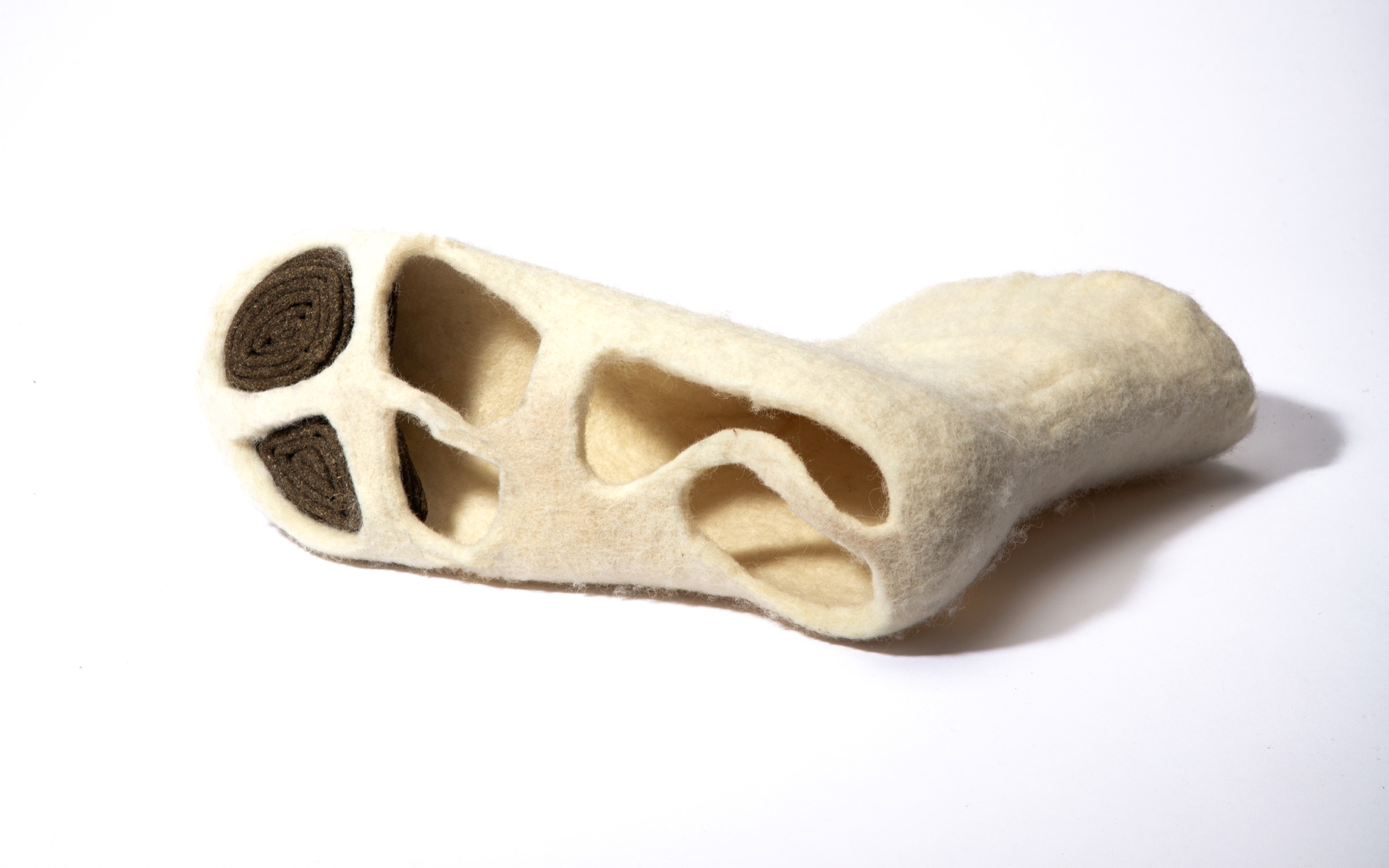 Final Shoe. I designed some fun elements on the bottom. Also optimised the print for aesthetics.